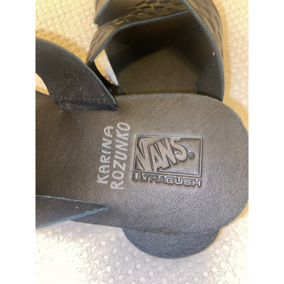 Women's Vans Karina Rozunko Black Woven Sandals Size 10 - Picture 7 of 7